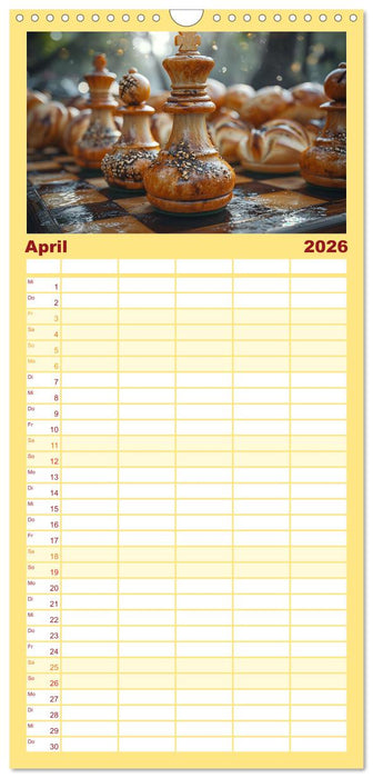 Lecker Schach (CALVENDO Familienplaner 2026)