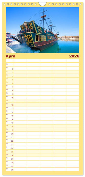 Urlaubsparadies in Kreta (CALVENDO Familienplaner 2026)