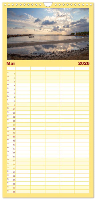 Urlaubsparadies in Kreta (CALVENDO Familienplaner 2026)