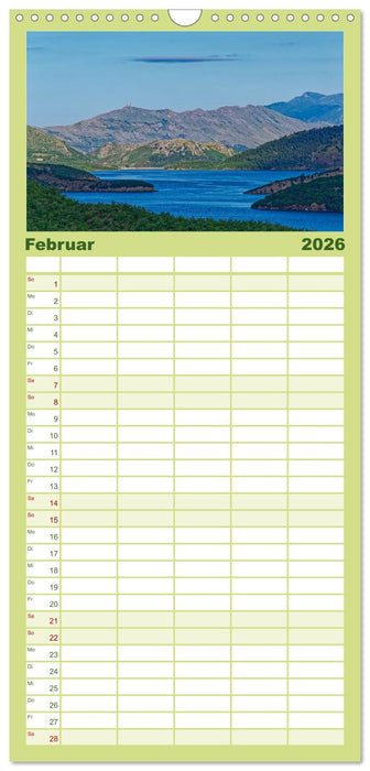 Albanien. Eine Entdeckungsreise. (CALVENDO Familienplaner 2026)