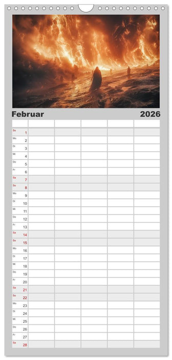 Die Abenteuer der Wikinger (CALVENDO Familienplaner 2026)