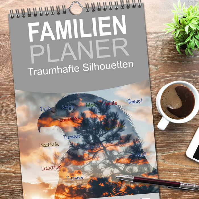 Traumhafte Silhouetten (CALVENDO Familienplaner 2026)