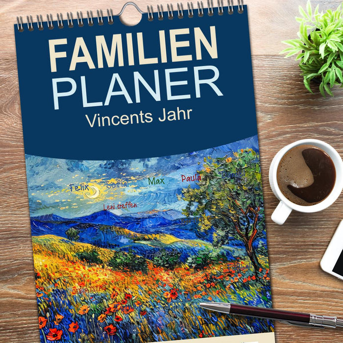 Vincents Jahr (CALVENDO Familienplaner 2026)