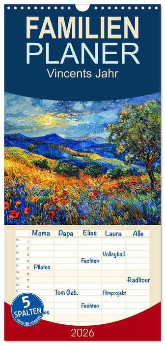Vincents Jahr (CALVENDO Familienplaner 2026)