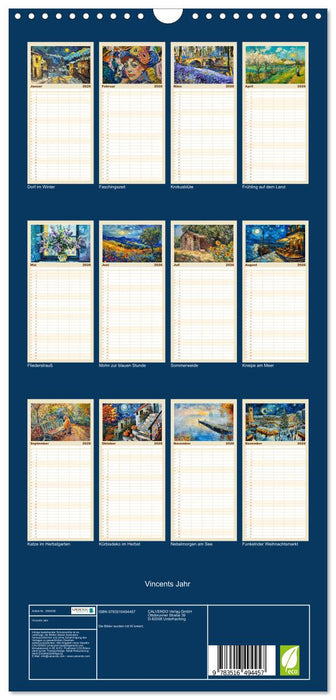Vincents Jahr (CALVENDO Familienplaner 2026)