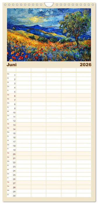 Vincents Jahr (CALVENDO Familienplaner 2026)