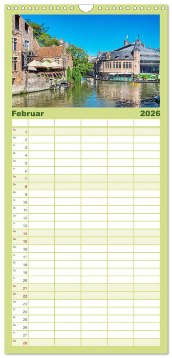 Gent - staunen und erleben (CALVENDO Familienplaner 2026)