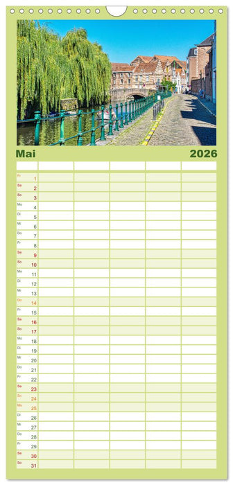 Gent - staunen und erleben (CALVENDO Familienplaner 2026)