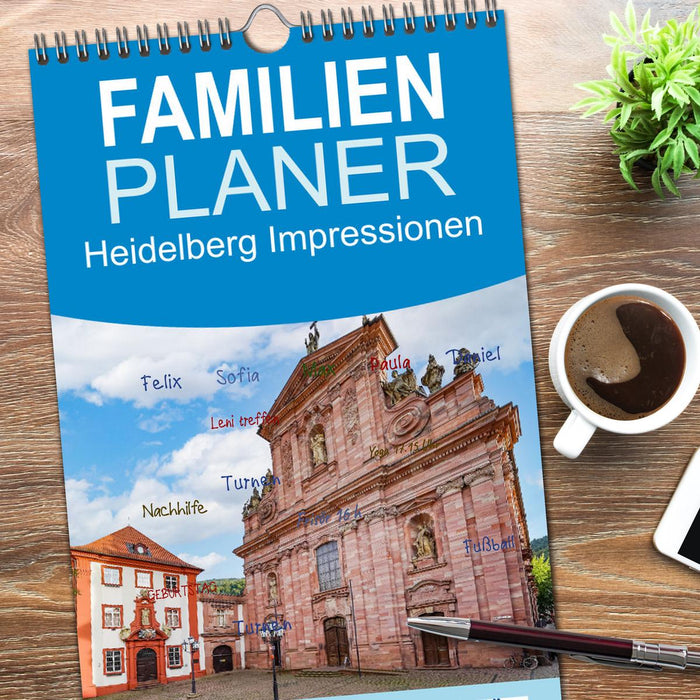 Heidelberg Impressionen (CALVENDO Familienplaner 2026)