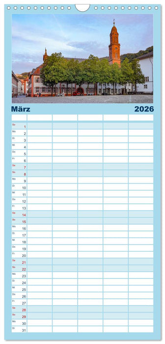 Heidelberg Impressionen (CALVENDO Familienplaner 2026)