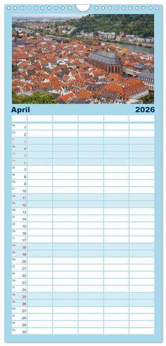 Heidelberg Impressionen (CALVENDO Familienplaner 2026)