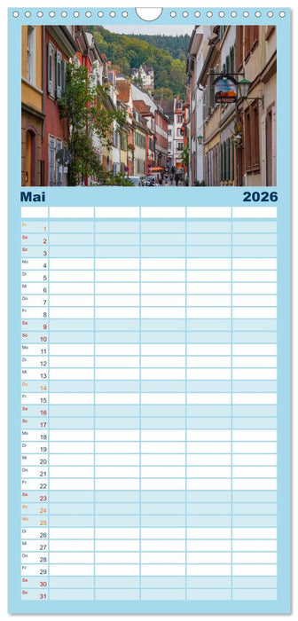 Heidelberg Impressionen (CALVENDO Familienplaner 2026)