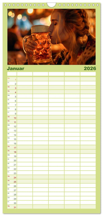 Ich brauch mehr Vitamin Bier (CALVENDO Familienplaner 2026)