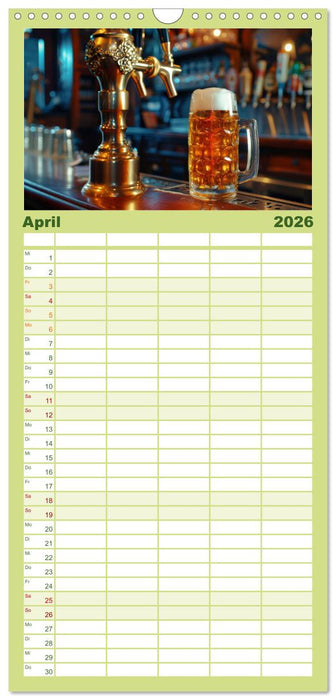 Ich brauch mehr Vitamin Bier (CALVENDO Familienplaner 2026)