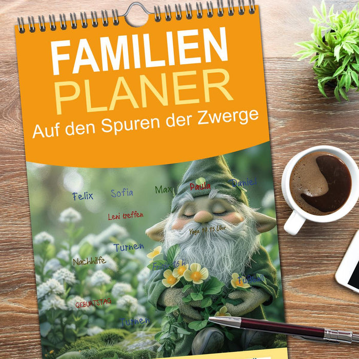 Auf den Spuren der Zwerge (CALVENDO Familienplaner 2026)