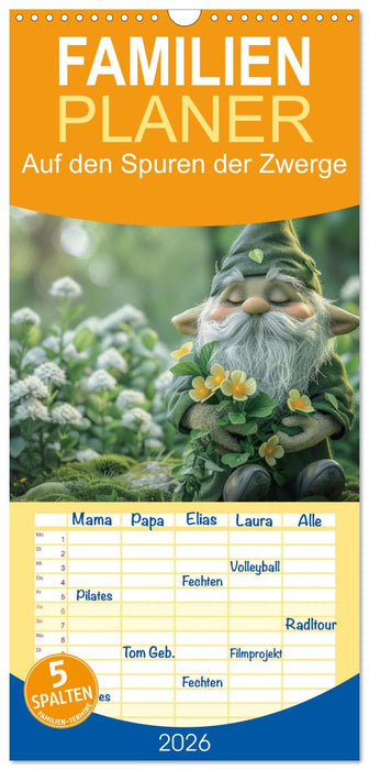 Auf den Spuren der Zwerge (CALVENDO Familienplaner 2026)