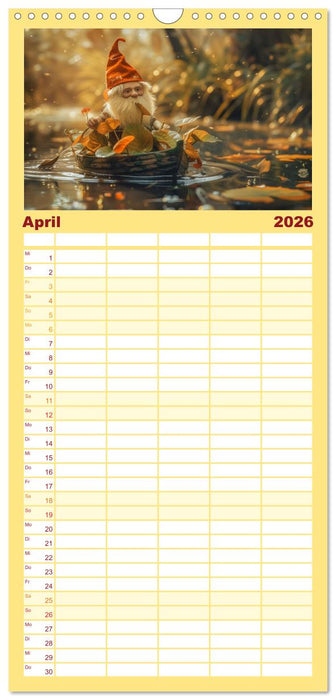 Auf den Spuren der Zwerge (CALVENDO Familienplaner 2026)