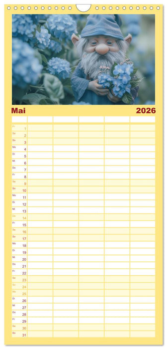 Auf den Spuren der Zwerge (CALVENDO Familienplaner 2026)