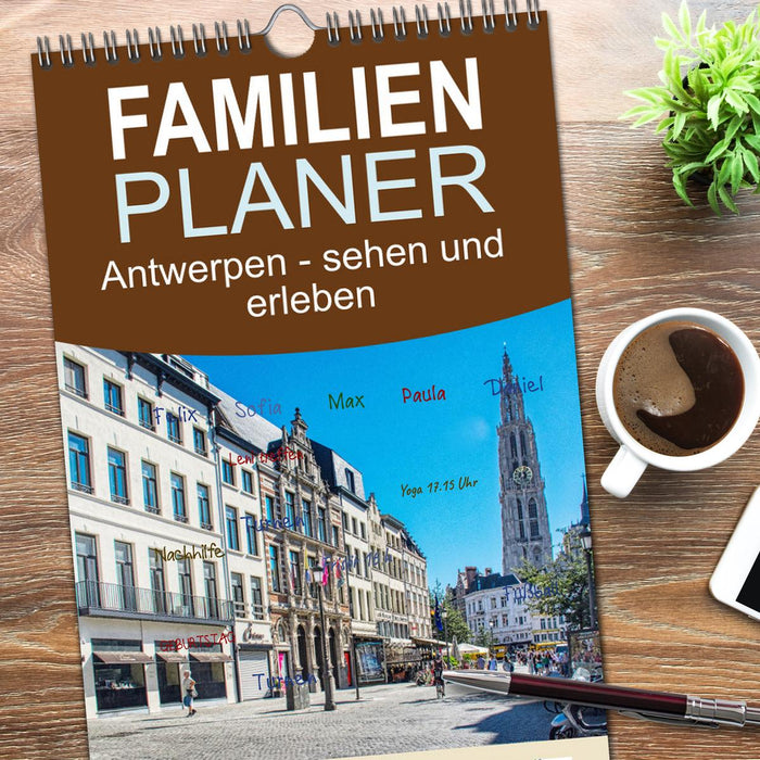 Antwerpen - sehen und erleben (CALVENDO Familienplaner 2026)
