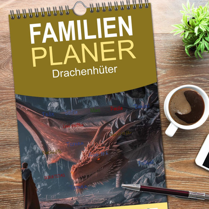 Drachenhüter (CALVENDO Familienplaner 2026)