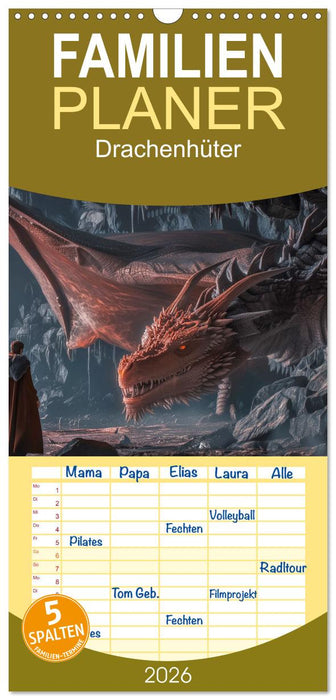 Drachenhüter (CALVENDO Familienplaner 2026)