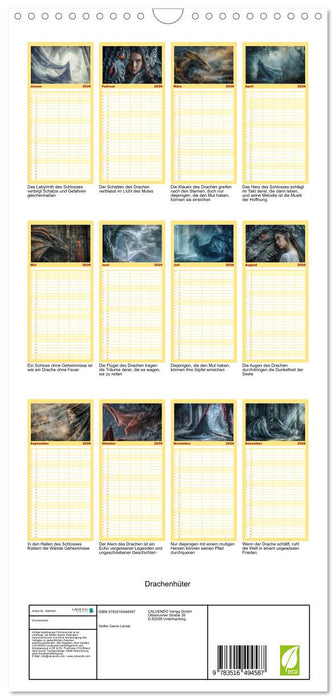 Drachenhüter (CALVENDO Familienplaner 2026)