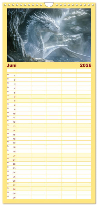 Drachenhüter (CALVENDO Familienplaner 2026)