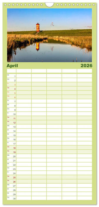 Bezauberndes Ostfriesland (CALVENDO Familienplaner 2026)