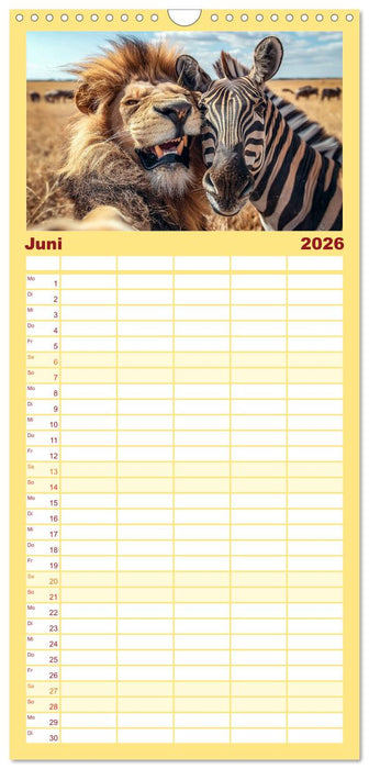 Tier Selfies (CALVENDO Familienplaner 2026)