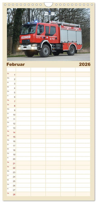 Einsatzfahrzeuge aus Ostdeutschland von 1961 bis heute (CALVENDO Familienplaner 2026)