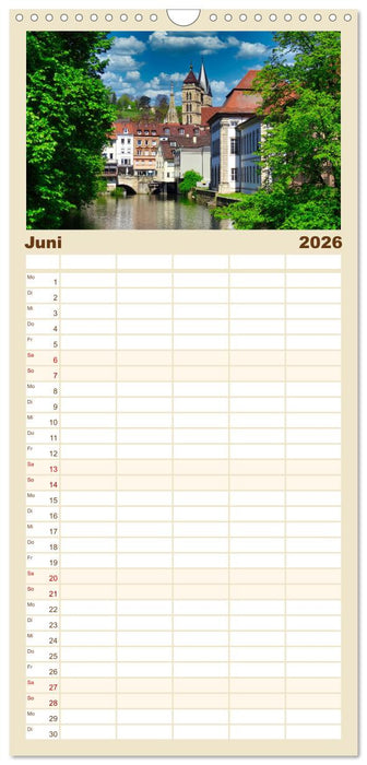 Esslingen zwischen Tag und Nacht (CALVENDO Familienplaner 2026)