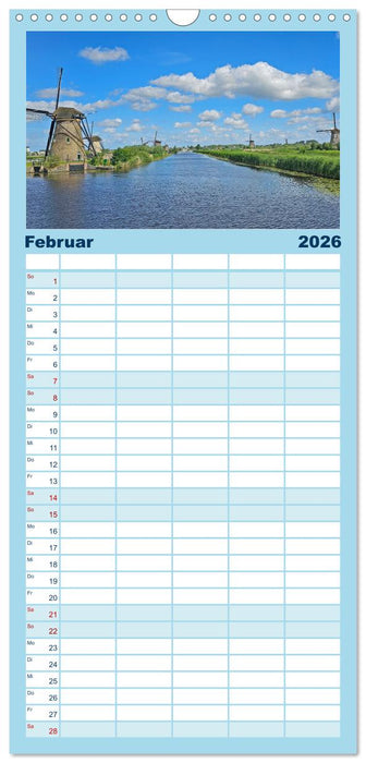 Rechts und links des Rheins. Mit dem Wohnmobil unterwegs. (CALVENDO Familienplaner 2026)