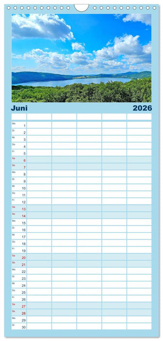 Rechts und links des Rheins. Mit dem Wohnmobil unterwegs. (CALVENDO Familienplaner 2026)