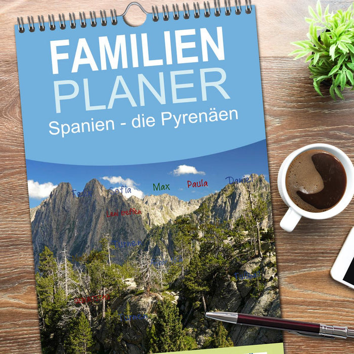 Spanien - die Pyrenäen (CALVENDO Familienplaner 2026)