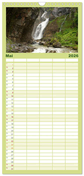 Spanien - die Pyrenäen (CALVENDO Familienplaner 2026)