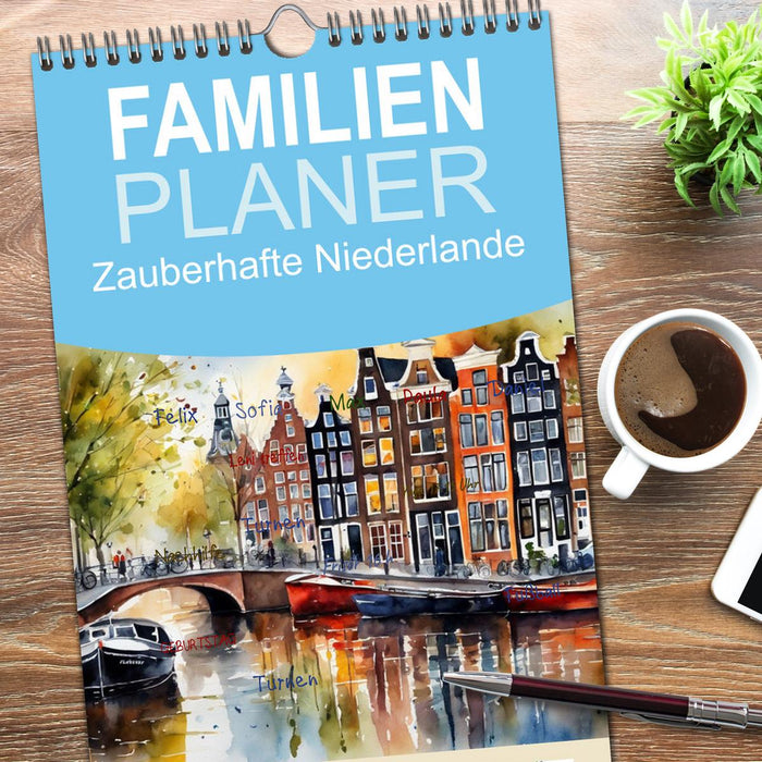Zauberhafte Niederlande (CALVENDO Familienplaner 2026)