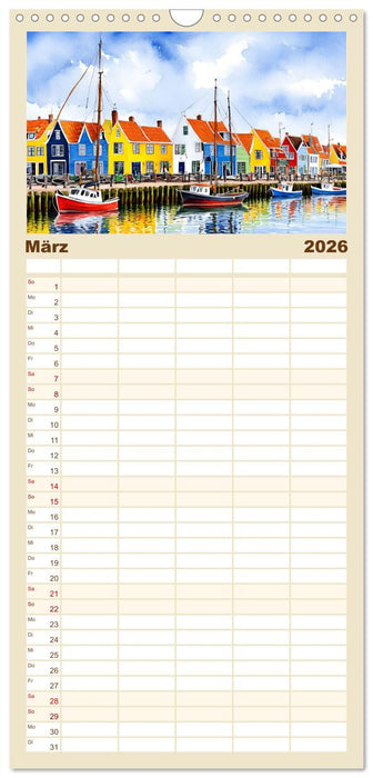 Zauberhafte Niederlande (CALVENDO Familienplaner 2026)