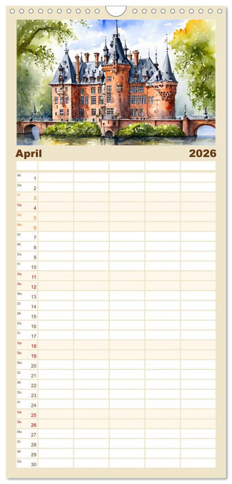 Zauberhafte Niederlande (CALVENDO Familienplaner 2026)