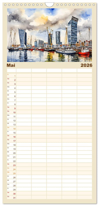 Zauberhafte Niederlande (CALVENDO Familienplaner 2026)