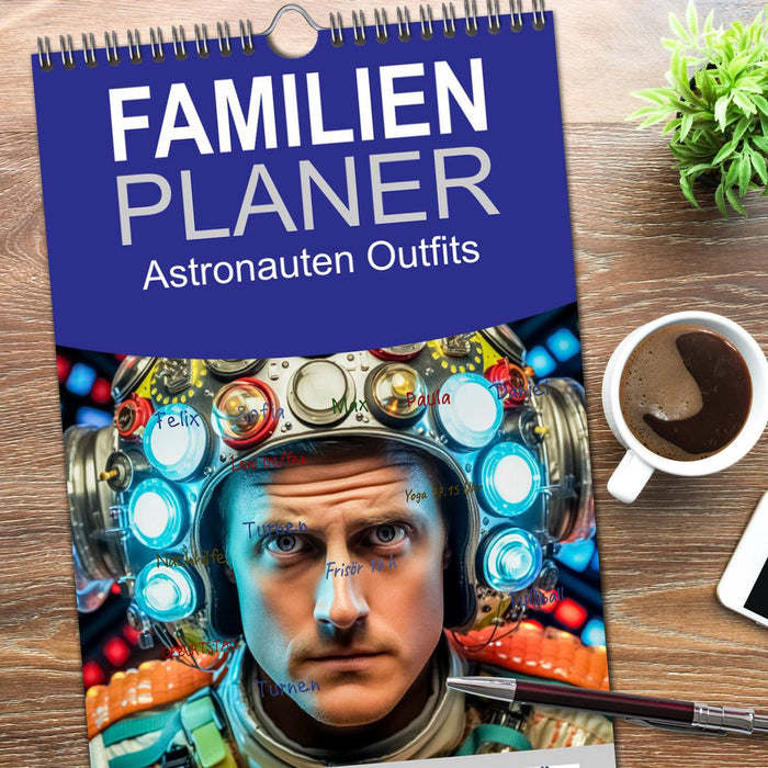 Astronauten Outfits (CALVENDO Familienplaner 2026)