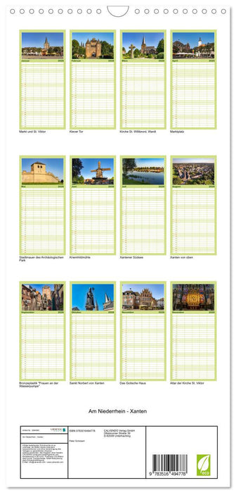 Am Niederrhein - Xanten (CALVENDO Familienplaner 2026)