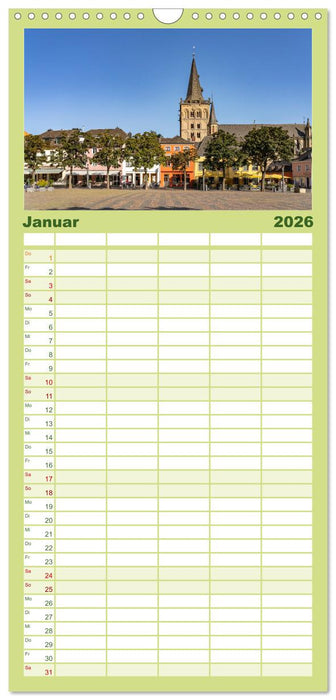 Am Niederrhein - Xanten (CALVENDO Familienplaner 2026)