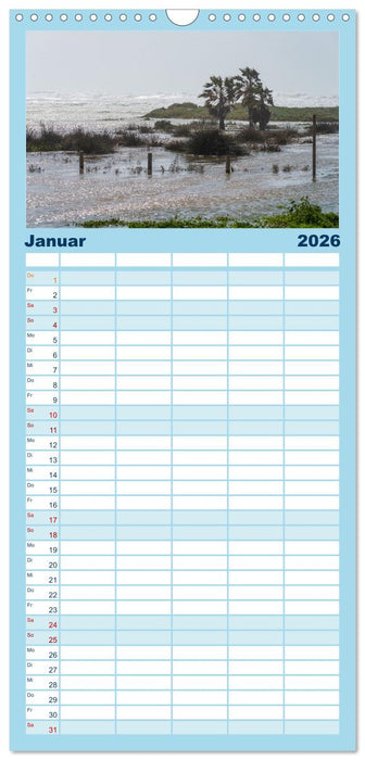 Andalusische Atlantikküste (CALVENDO Familienplaner 2026)