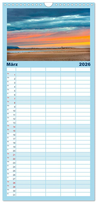 Andalusische Atlantikküste (CALVENDO Familienplaner 2026)