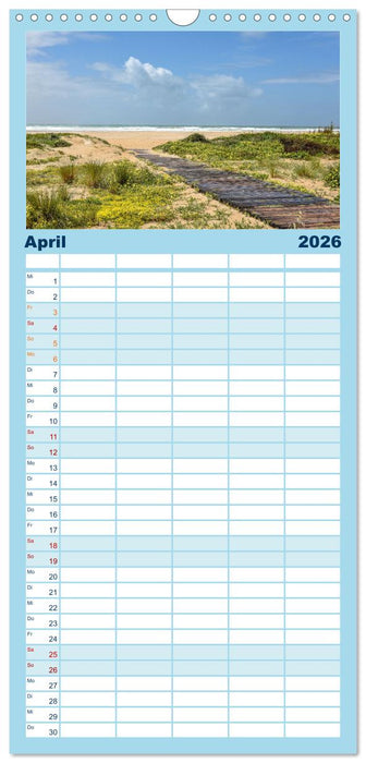 Andalusische Atlantikküste (CALVENDO Familienplaner 2026)