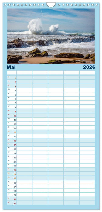 Andalusische Atlantikküste (CALVENDO Familienplaner 2026)