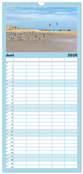 Andalusische Atlantikküste (CALVENDO Familienplaner 2026)