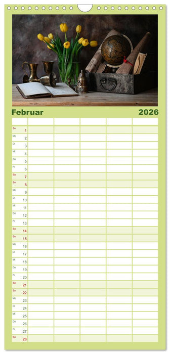 Stillleben Alte Meister (CALVENDO Familienplaner 2026)