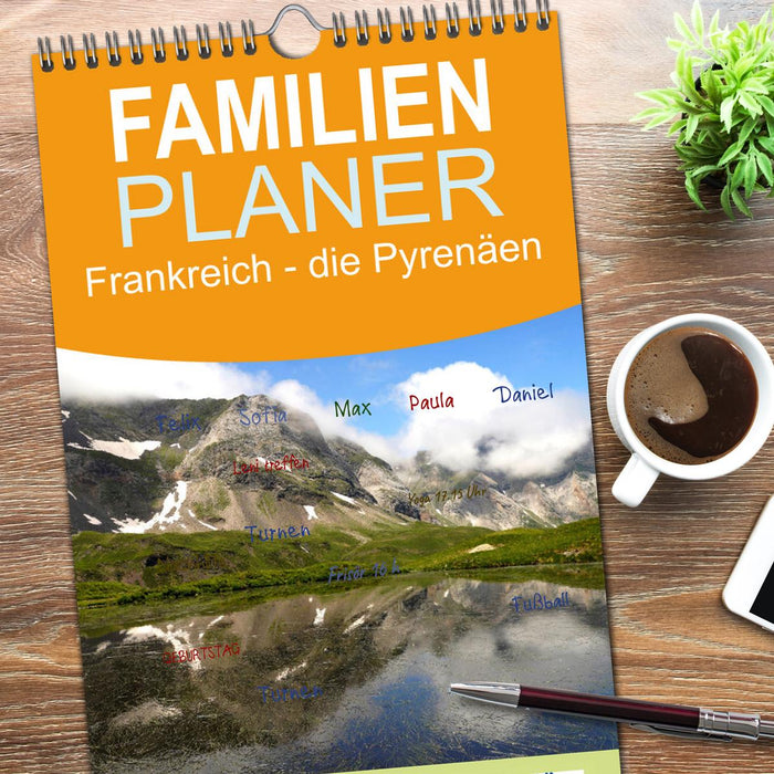 Frankreich - die Pyrenäen (CALVENDO Familienplaner 2026)