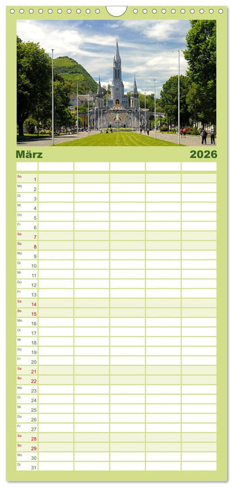 Frankreich - die Pyrenäen (CALVENDO Familienplaner 2026)